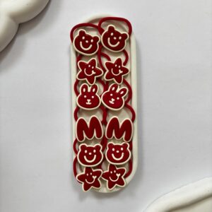 کش جفتی قرمز-کد1145